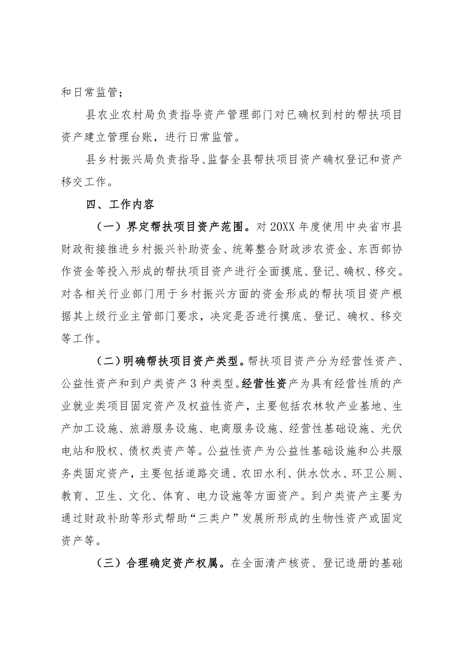 X县2021帮扶项目资产确权移交方案.docx_第3页