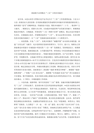党建引领乡村振兴工作汇报.docx