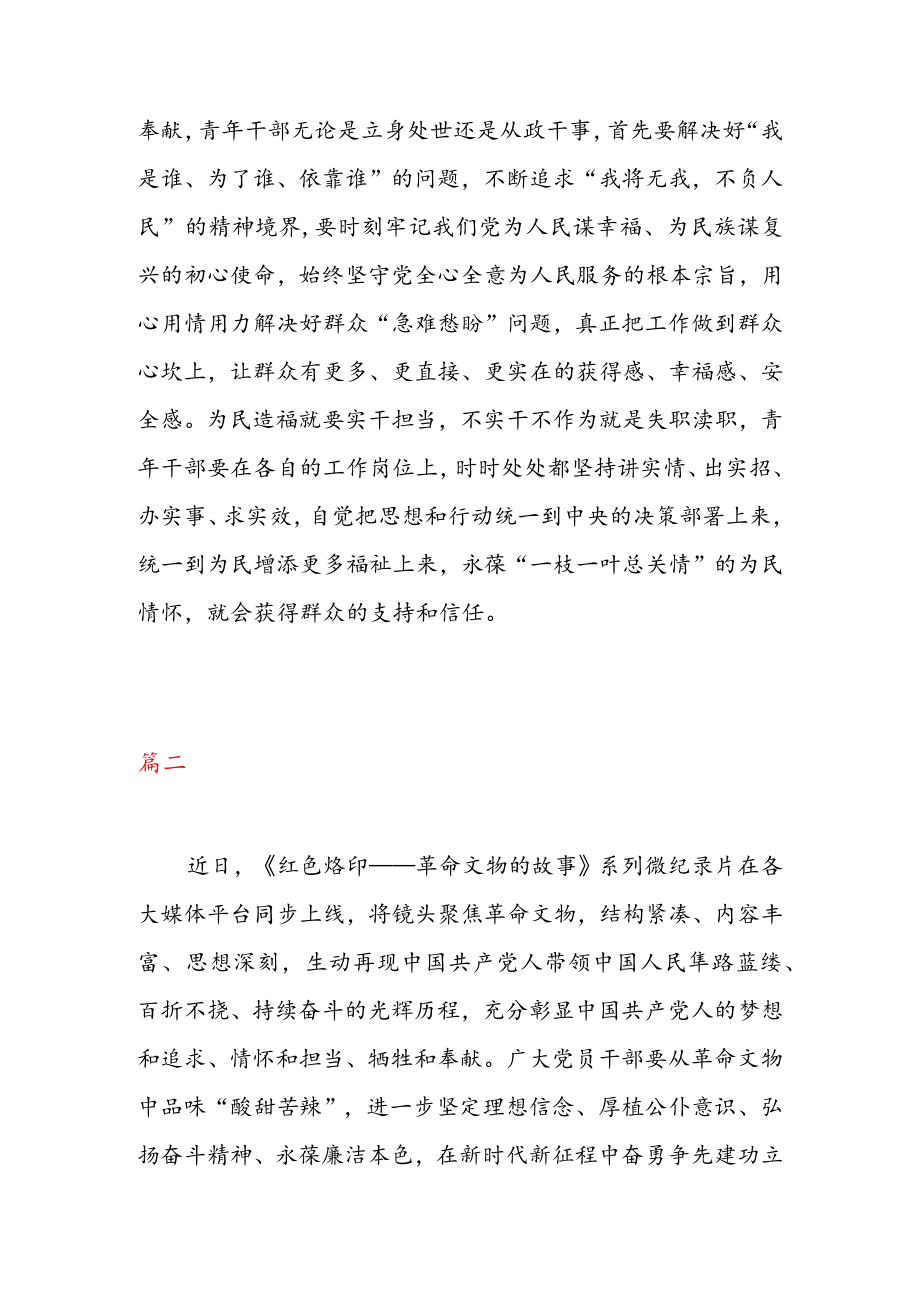 《红色烙印——革命文物的故事》 微纪录片《少共国际师画报》 观后感(二篇).docx_第3页