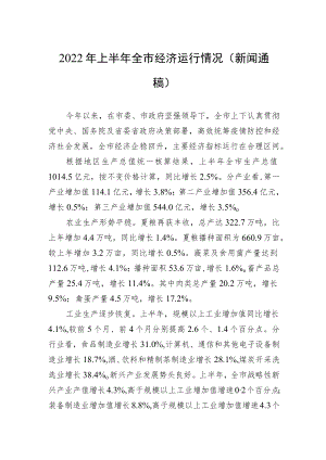 2022上半全市经济运行情况(新闻通稿).docx
