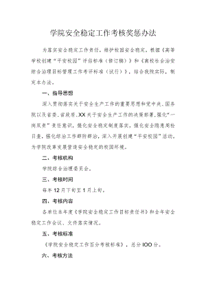 学院安全稳定工作考核奖惩办法.docx