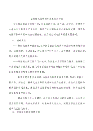 坚持绿色低碳循环发展行动方案.docx