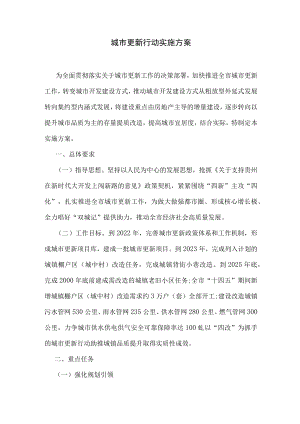 城市更新行动实施方案.docx