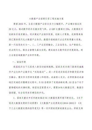 大数据产业招商引资工程实施方案.docx