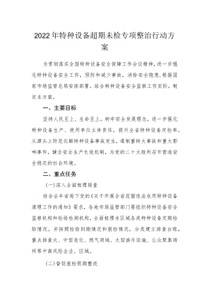 2022特种设备超期未检专项整治行动方案.docx