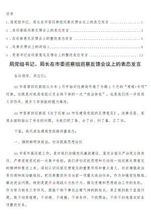 在巡察组巡察反馈会议上的表态发言5篇.docx