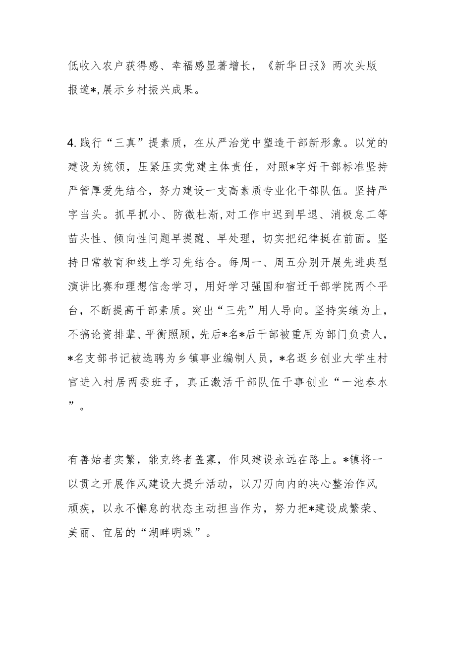 乡镇开展“强‘三真’、比担当”作风建设大提升活动交流发言材料.docx_第3页