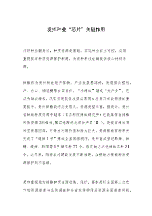 发挥种业“芯片”关键作用.docx
