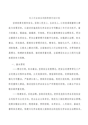 化工行业安全风险防控行动计划.docx