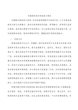 加强国际航空物流能力建设.docx