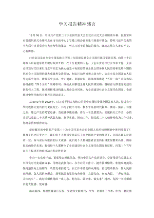 学习报告精神感言.docx