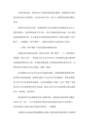巡视巡察反馈问题整改情况的报告.docx