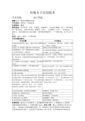 子宫全切除术手术配合.docx