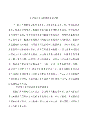 促进国内国际双循环实施方案.docx