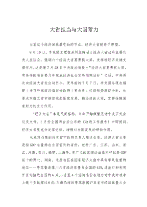 大省担当与大国蓄力.docx