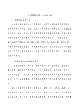 打造国际会展中心实施方案.docx
