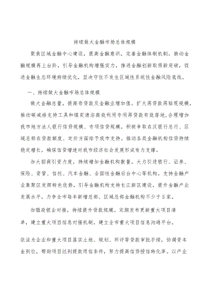 持续做大金融市场总体规模.docx
