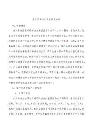 废气恶臭净化资金壁垒分析.docx