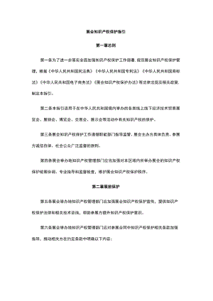 展会知识产权保护指引.docx