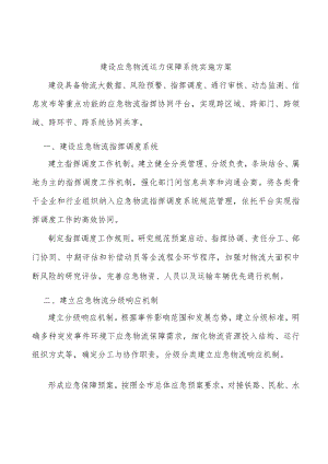 建设应急物流运力保障系统实施方案.docx