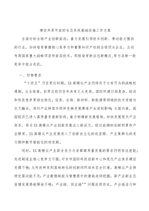 建设共享开放的生态系统基础设施工作方案.docx