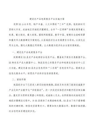 建设农产品电商服务平台实施方案.docx