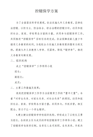 控辍保学报告.docx