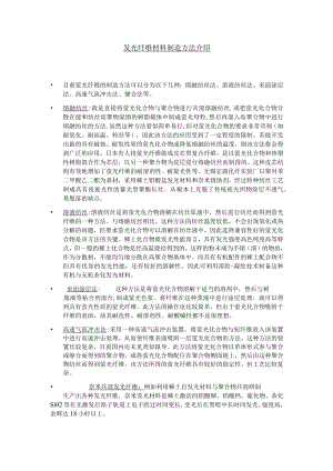 发光纤维材料制造方法介绍.docx