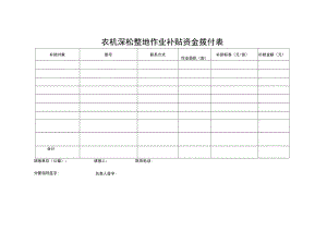 农机深松整地作业补贴资金拨付表.docx