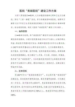 医院“美丽医院”建设工作方案.docx