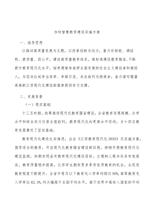 加快智慧教育建设实施方案.docx