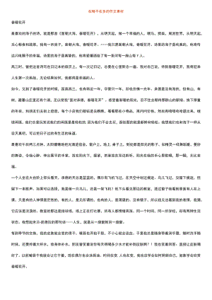 在精不在多的作文素材.docx