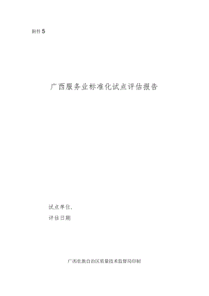 广西服务标准化试点评估报告.docx