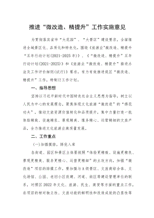 推进“微改造、精提升”工作实施意见.docx