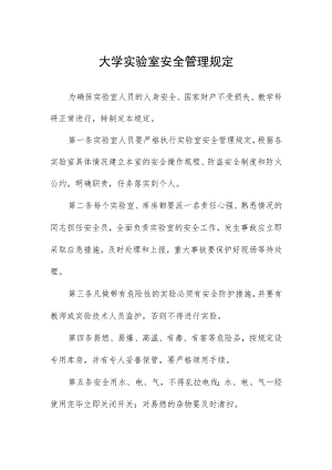 大学实验室安全管理规定.docx