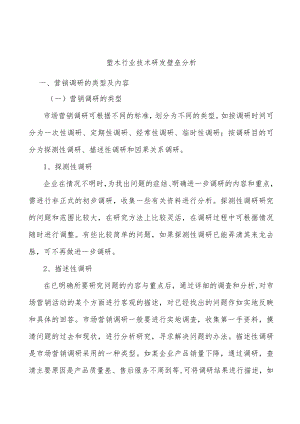 塑木行业技术研发壁垒分析.docx