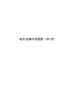 电针法操作流程图.docx
