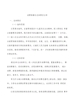 消费稳增长总体要求分析.docx