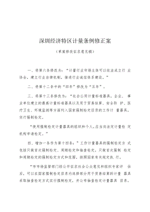 深圳经济特区计量条例修正案.docx