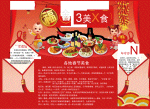 春节美食过年美食介绍海报.docx