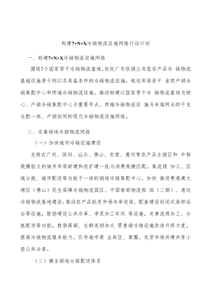 构建7+N+X冷链物流设施网络行动计划.docx
