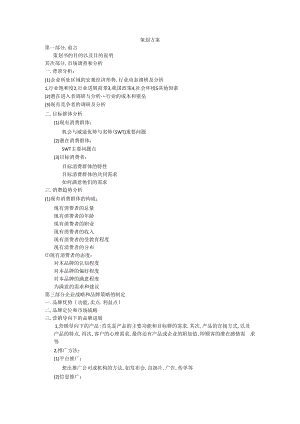 策划方案主要分工.docx