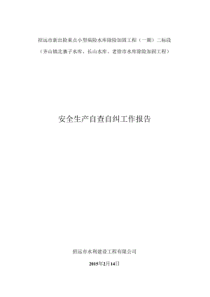 施工现场安全生产自查自纠表.docx