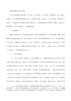 镇乡村振兴工作总结.docx
