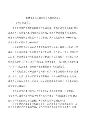 构建督察执法部门联动机制行动计划.docx