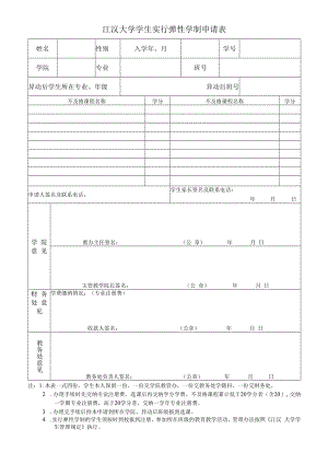 江汉大学学生退学审批表.docx
