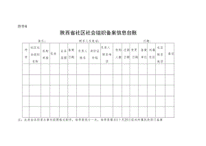 陕西省社区社会组织备案信息台账.docx
