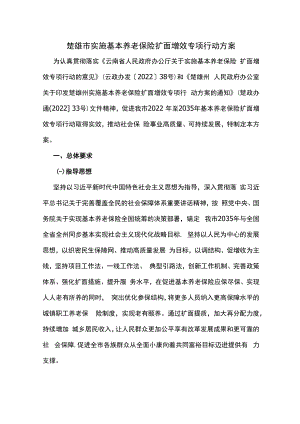 楚雄市实施基本养老保险扩面增效专项行动方案.docx