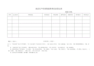 食品生产经营隐患排查信息登记表.docx