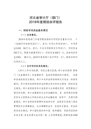 河北省审计厅绩效自评报告%20（2018年度）_20200121105643doc.docx